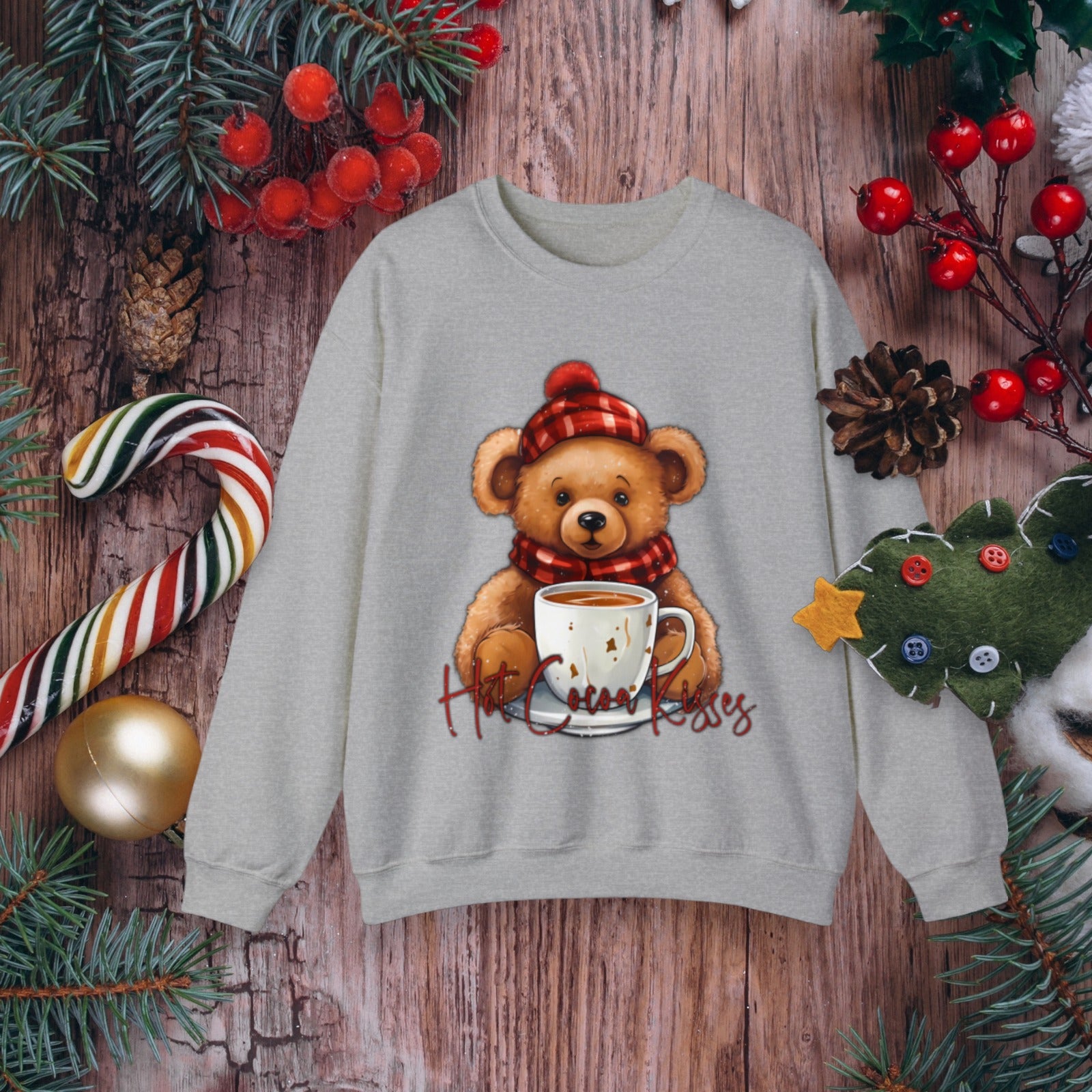 Happy Coco Kisses Christmas Sweatshirts